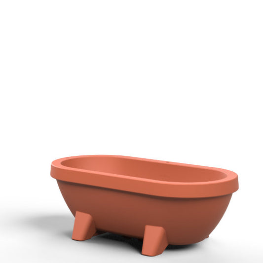 Gardentub tuinbad Terracotta: de perfecte tuinbadkuip voor verkoeling en waterpret-Finesse Wellness BV