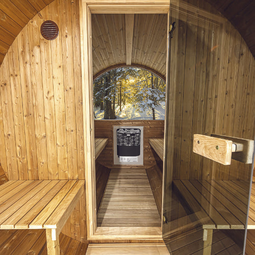 Hekla Barrel Sauna 210-250-Finesse Wellness BV