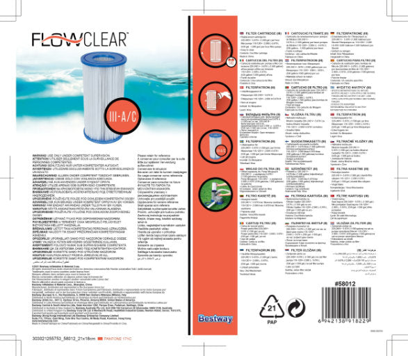 Bestway FlowClear III-A/C-Finesse Wellness BV