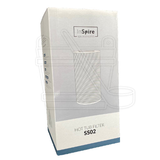InSpire SS02 Spa Filter - 338 × 125-Finesse Wellness BV