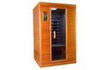 FS 120 Deluxe Cerderhouten Infrarood Sauna met glasdeur-Finesse Wellness BV