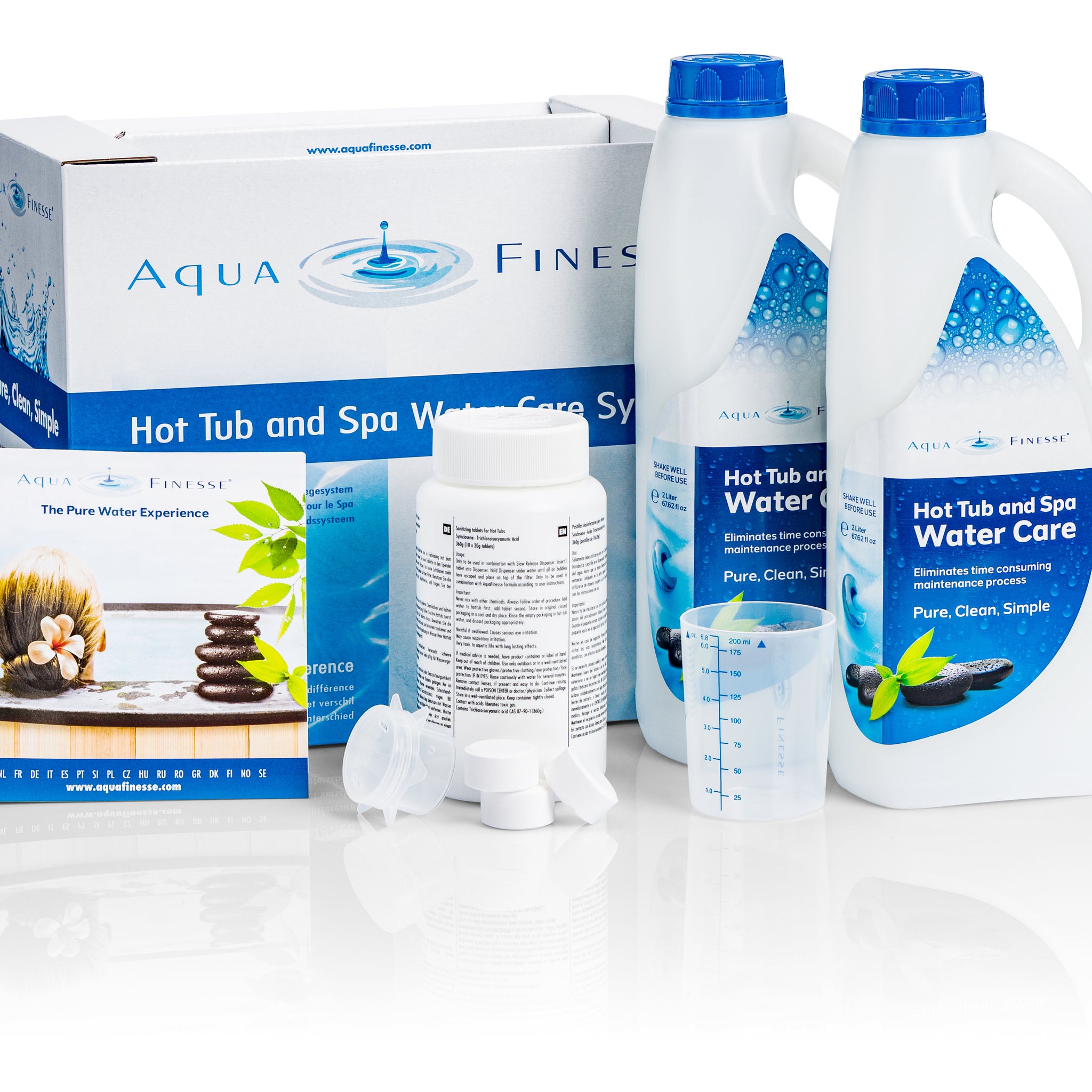 AquaFinesse Watercare met SpaClean Combi - Finesse Wellness BV