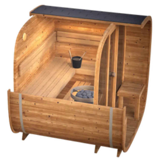 Dice Comfy Buitensauna – Ultieme Lounge Ruimte & Krachtige Wellness - Finesse Wellness BV