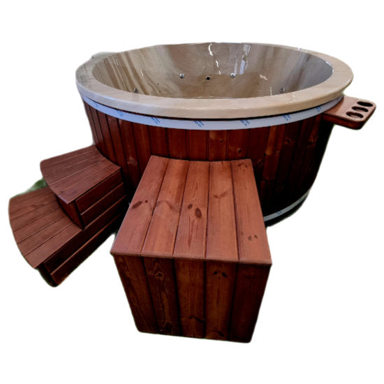 FinesseSpa All-Electric Acryl Hottub Round-Finesse Wellness BV