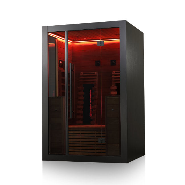 Hekla Infrared 130: Luxe 2-Persoons Infraroodcabine voor Thuis -  - Sauna's - ["binnensauna","infrarood","sauna"]