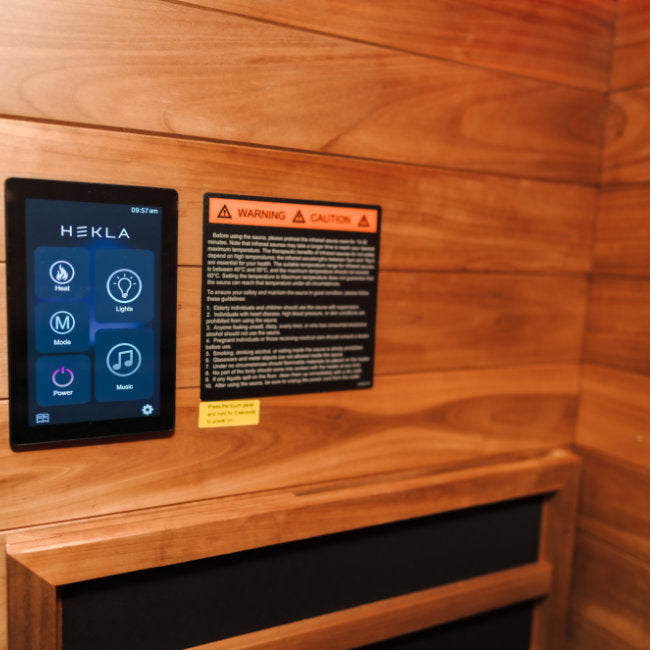 Hekla Infrared 130: Luxe 2-Persoons Infraroodcabine voor Thuis