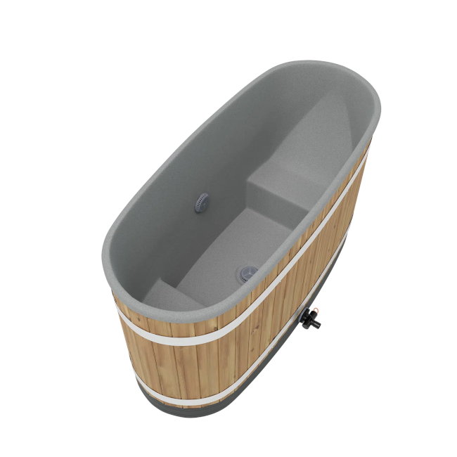 Actie: Kirami Tiny Hottub – Compact Genieten met Rexener Bioheater - Finesse Wellness BV