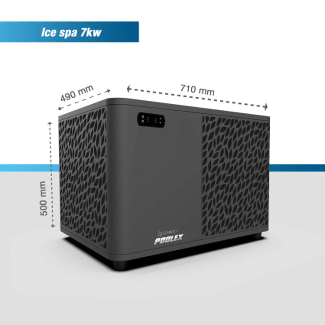 Poolex Spawer Ice Spa 7 kW – Krachtpatser voor Snelle Spa Verwarming