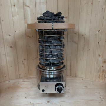 FinSteam Aurora 12-rings: Een Design-Icoon onder de Gasgestookte Saunakachels