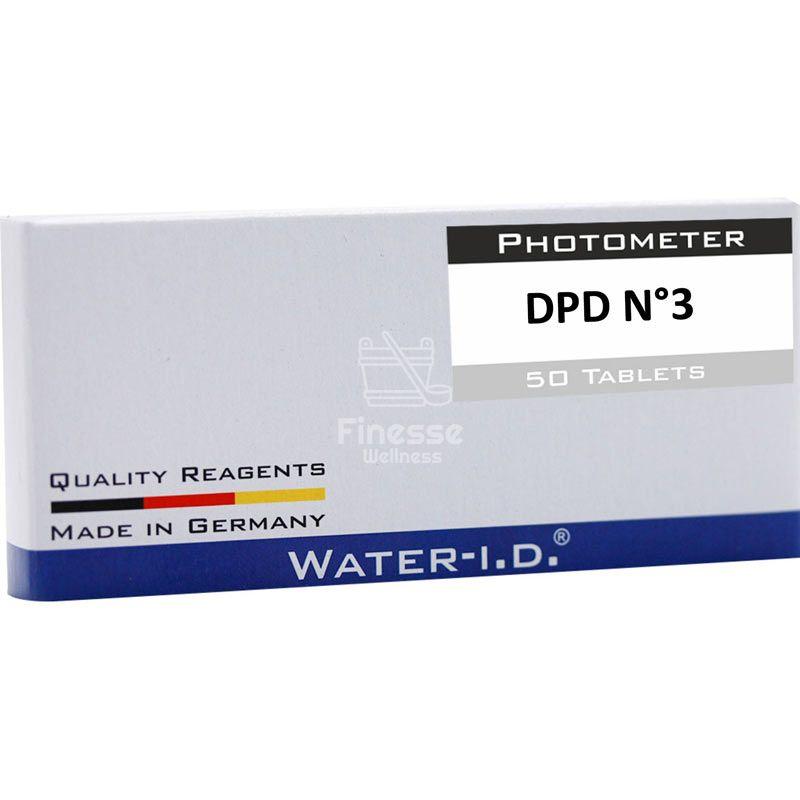 50 tablets DPD N°3 for measuring combined and total chlorine for PoolLab 2.0