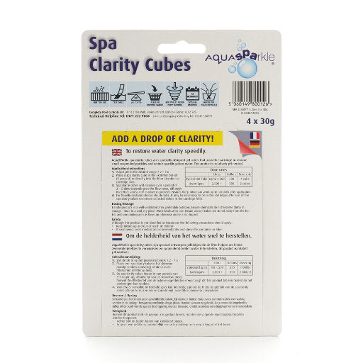 Spa Clarity Cubes - Vlokkingsmiddel-Finesse Wellness BV